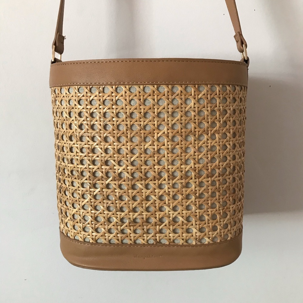 Tommy Bahama straw tote bag
